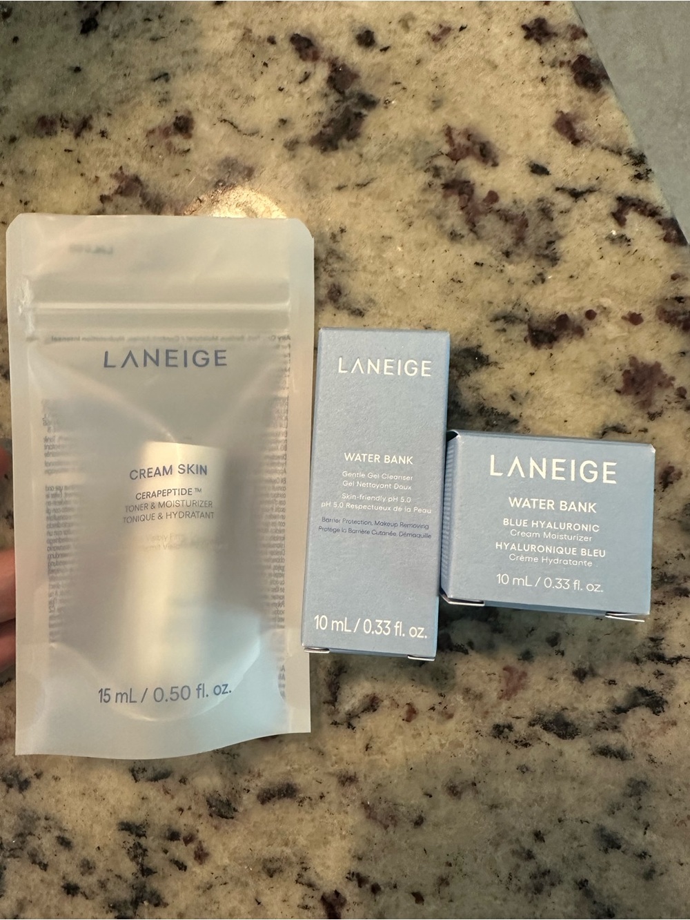 LANEIGE Blue Hydration Duo — Water Bank & Cream Skin Sample Set